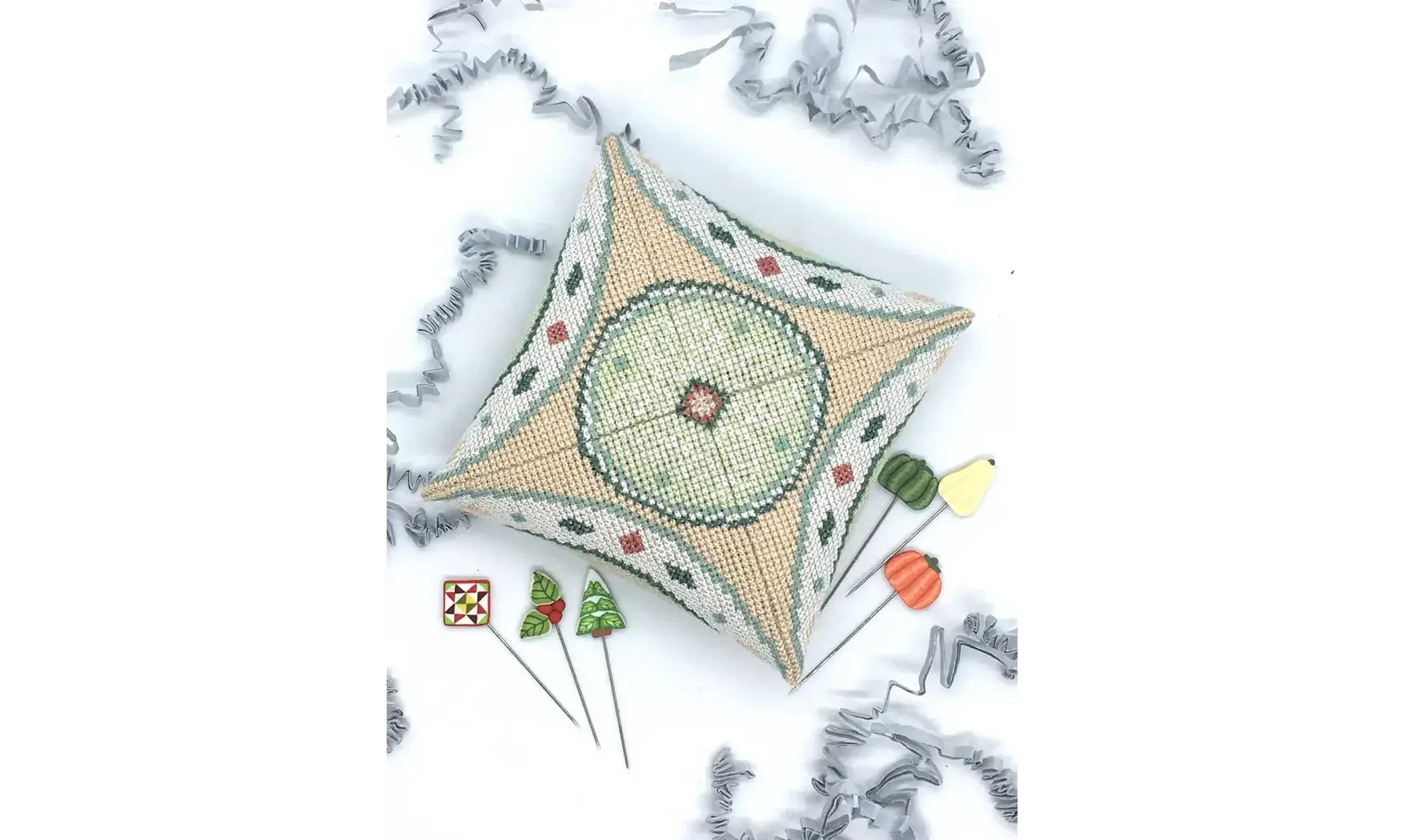 Volutes-Broderie Point de croix
