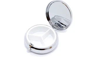 Round Pillbox N.15/3compartements