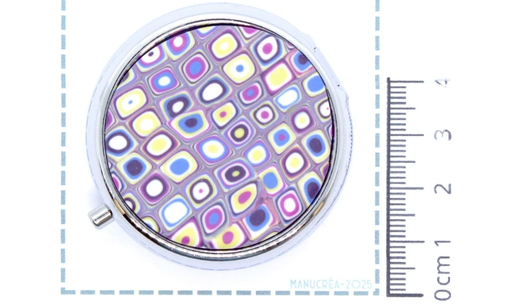 Round Pillbox N.15/3compartements
