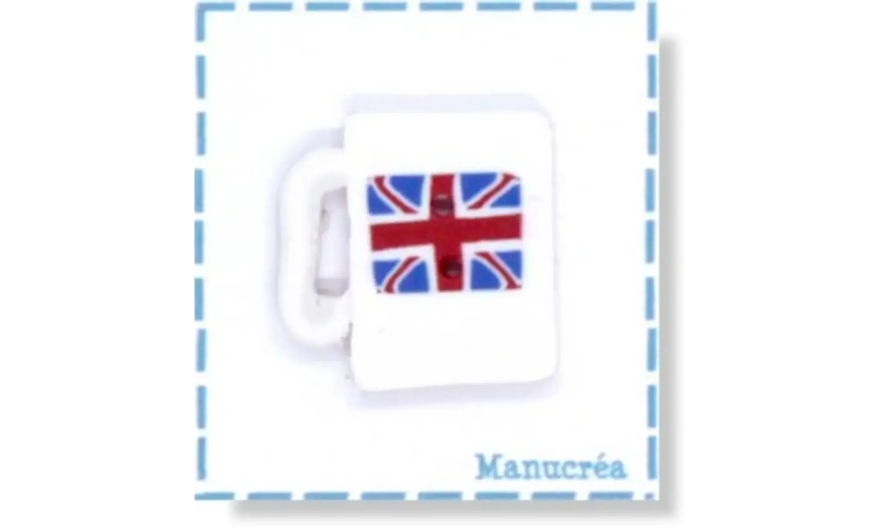 ANGLETERRE Mug-Bouton polymère