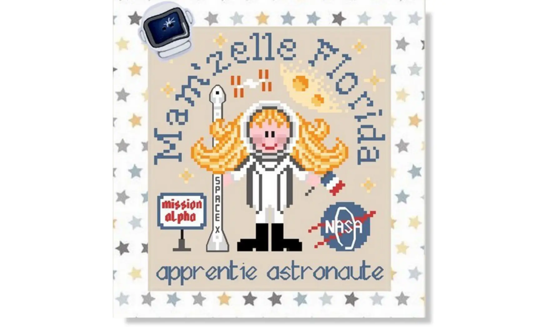Miss Florida-Cross stitch